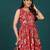 Women Floral Printed Regular Thread Work Pure Cotton Kurta with Sharara