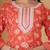 Floral Printed Regular Thread Work Kurta with Trousers & With Dupatta