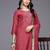 Ethnic Motifs Yoke Design Sequinned Kurta With Trousers & Dupatta