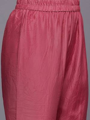 Ethnic Motifs Yoke Design Sequinned Kurta With Trousers & Dupatta 3