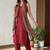 Women Ethnic Motifs Regular Kurta with Trousers & With Dupatta