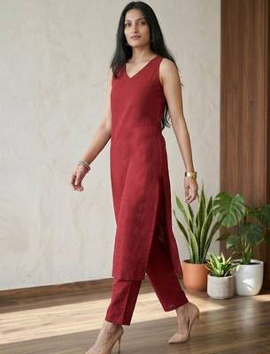 Women Ethnic Motifs Regular Kurta with Trousers & With Dupatta 4