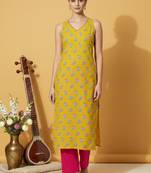 Women Ethnic Motifs Printed Regular Kurta with Trousers