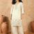 Women Ethnic Motifs Embroidered Regular Thread Work Kurta with Palazzos & With Dupatta