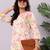 Women Floral Printed Regular Pure Cotton Kurti with Trousers