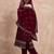 Women Ethnic Motifs Embroidered Regular Thread Work Velvet Kurta with Trousers & With Dupatta