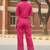 Women Ethnic Motifs Embroidered Regular Thread Work Top with Trousers