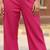 Women Ethnic Motifs Embroidered Regular Thread Work Top with Trousers
