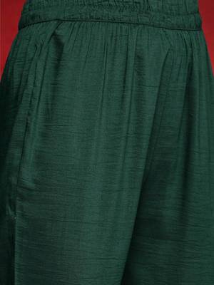 Women Ethnic Motifs Embroidered Kurta with Trousers & Dupatta 3