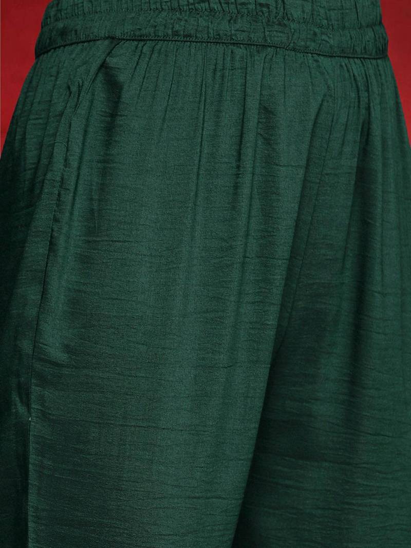 Women Ethnic Motifs Embroidered Kurta with Trousers & Dupatta