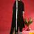Floral Embroidered Round Neck Zari Straight Kurta With Trousers & Dupatta