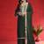Floral Embroidered Round Neck Pure Cotton Straight Kurta With Trousers & Dupatta