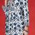 Floral Printed V-Neck Thread Work Cotton Straight Kurta With Trousers & Dupatta