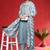 Women Ethnic Motifs Yoke Design Regular Sequinned Kurta & Trousers With Dupatta