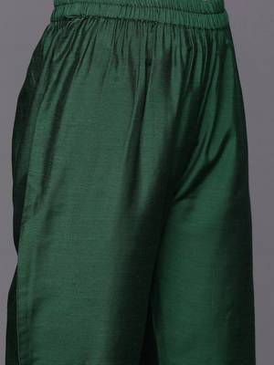 Women Ethnic Motifs Embroidered Regular Kurta with Trousers & With Dupatta 3