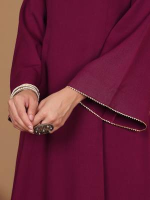 V-Neck Full Sleeves Regular A-Line Kurta With Palazzo With Dupatta 3