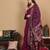 V-Neck Full Sleeves Regular A-Line Kurta With Palazzo With Dupatta