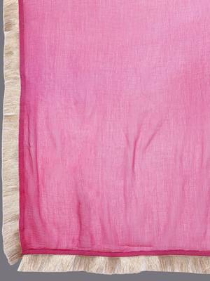 Bandhani Printed Thread Work Straight Kurta With Trousers & Dupatta 4