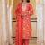 Ethnic Thread Embroidered Printed Kurta & Trousers With Dupatta