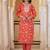Ethnic Thread Embroidered Printed Kurta & Trousers With Dupatta