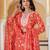 Ethnic Thread Embroidered Printed Kurta & Trousers With Dupatta