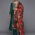 Ethnic Motifs Embroidered Gotta Patti Straight Kurta & Trousers With Dupatta