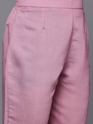 Women Ethnic Motifs Embroidered Regular Kurta with Trousers & With Dupatta 3