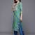 Women Bandhani Printed Zari Embroidered Kurta with Trousers & With Dupatta