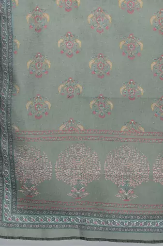 Women Ethnic Motifs Sequinned Chanderi Silk Kurta with Trousers & Dupatta