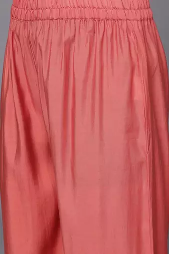 Women Embroidered Kurta with Palazzos & Dupatta