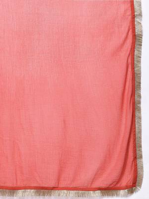 Women Embroidered Kurta with Palazzos & Dupatta 5