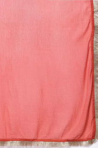 Women Embroidered Kurta with Palazzos & Dupatta