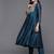 Floral Yoke Embroidered Anarkali Kurta With Trousers & Dupatta