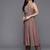 Embroidered Pleated Anarkali Zari Kurta with Trousers & Dupatta