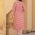 Ethnic Motifs Printed Regular Mirror Work Kurta with Trousers & With Dupatta