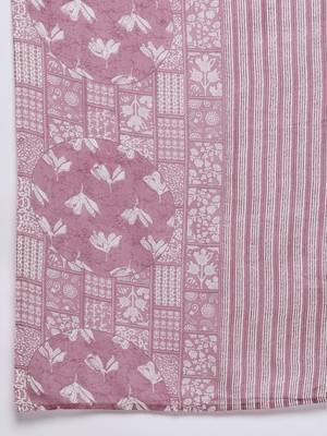 Women Ethnic Motifs Printed Regular Thread Work Kurta with Trousers & With Dupatta 4
