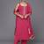 Women Floral Yoke Design Straight Kurta with Trouser & Dupatta