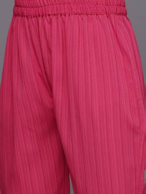 Women Floral Yoke Design Straight Kurta with Trouser & Dupatta 3