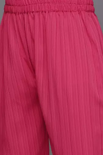 Women Floral Yoke Design Straight Kurta with Trouser & Dupatta