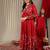 Floral Printed V-Neck Empire Anarkali Kurta with Trouser & Dupatta