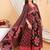 Floral Printed Empire Mirror Work Pure Cotton Kurta with Trousers & With Dupatta