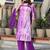 Women Dyed Regular Gotta Patti Pure Cotton Kurta with Palazzos & With Dupatta