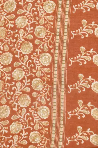 Women Floral Printed Regular Mirror Work Kurta with Trousers & With Dupatta