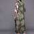 Women Floral Printed Asymmetric Hem Straight Woolen Kurta with Printed Bottom