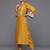 Floral Zari Embroidered Kurta with Trousers & Dupatta
