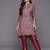 Women Printed Regular Sequinned Pure Silk Kurta with Trousers