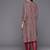 Women Printed Regular Sequinned Pure Silk Kurta with Trousers