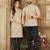 Beige color men's woven cotton short kurta