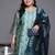 Plus Size Floral Printed Sequinned Kurta with Trousers & Dupatta