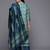 Plus Size Floral Printed Sequinned Kurta with Trousers & Dupatta